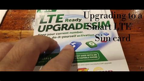 How to Upgrade Smart SIM to LTE .